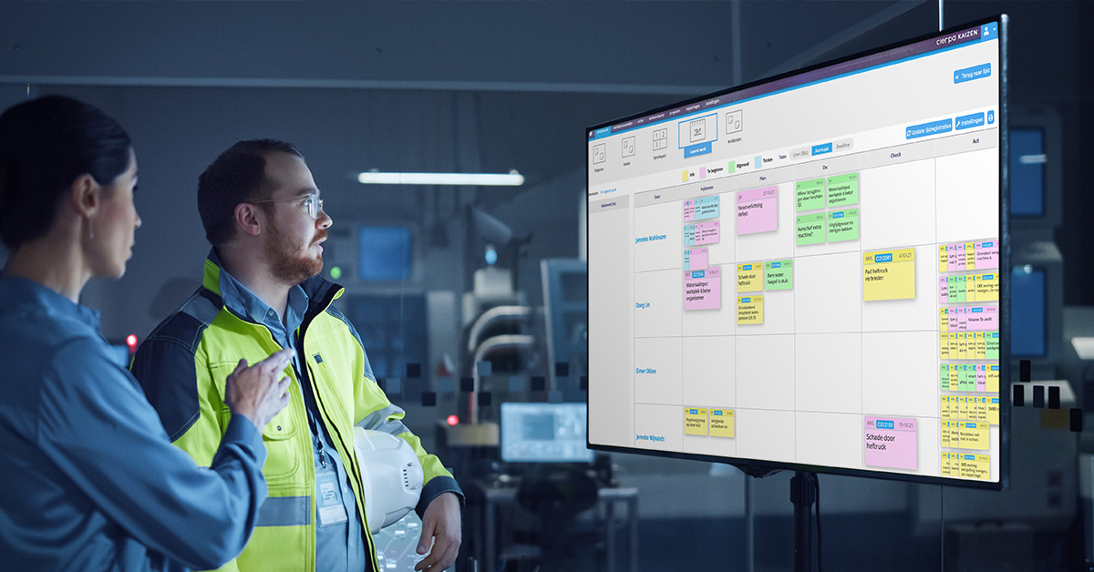 swimlane diagram verbeterproces