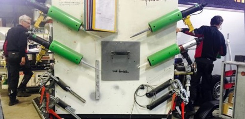 Een groep gereedschap op een whiteboard