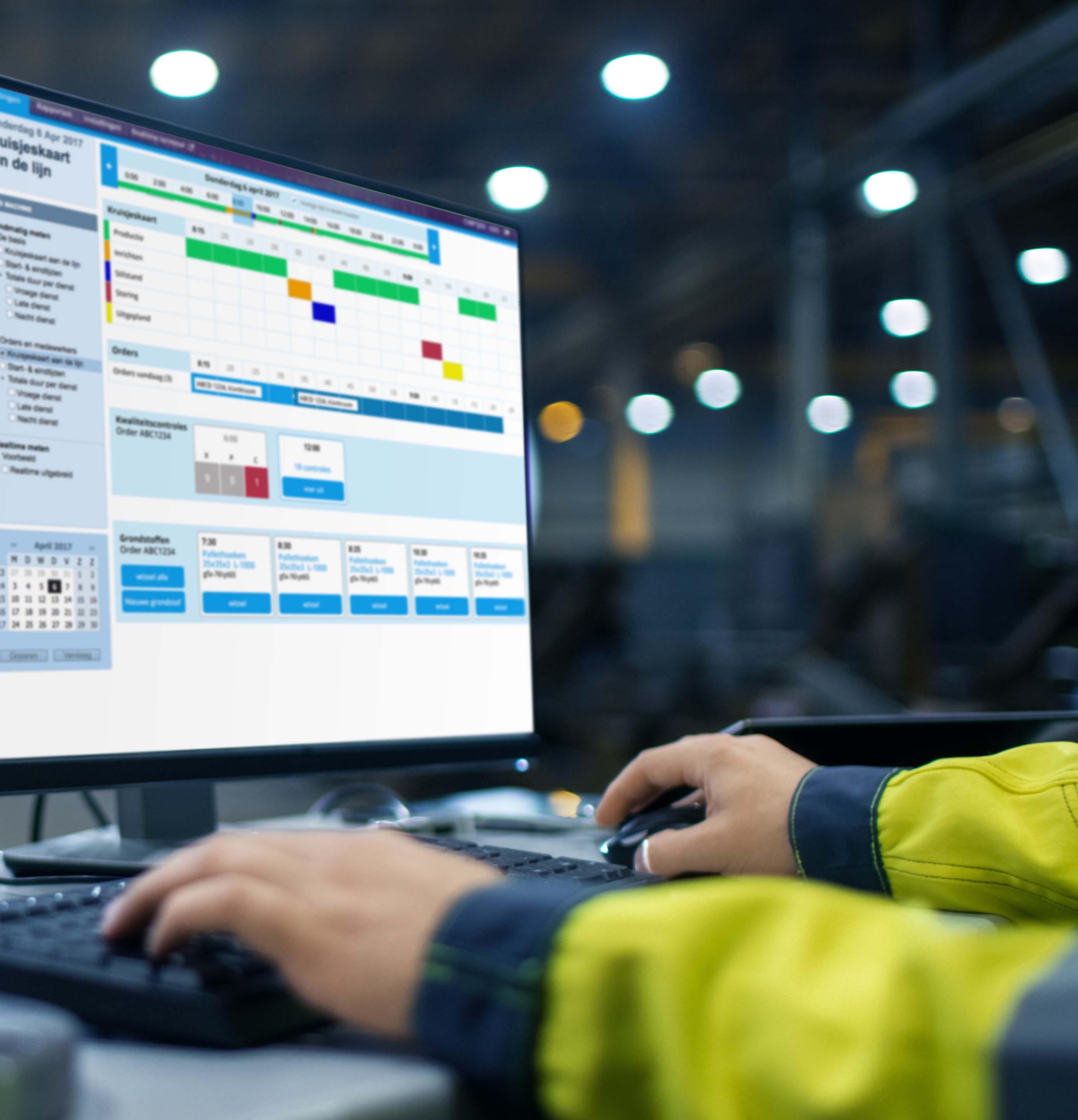 OEE software verspilling in productie